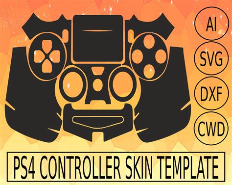 ps4 controller skin template free.